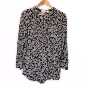 H&M Top With Placket Front with Metal Buttons